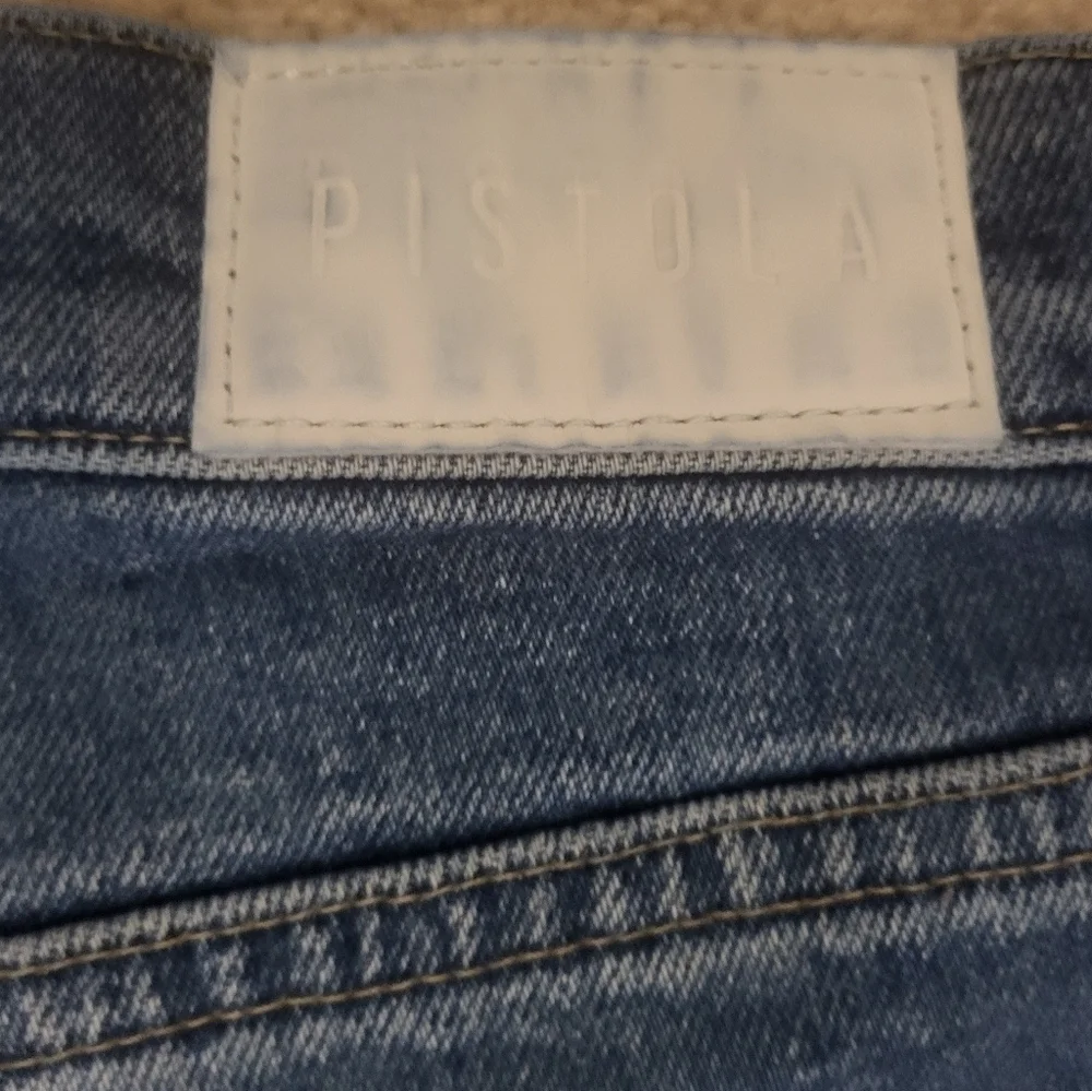 Pistola Anthropologie Dana High Rise Classic Flare Hyde Denim Jeans Sz 29 (8)